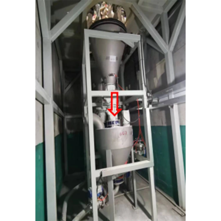 Contenedor de pesaje de material auxiliar